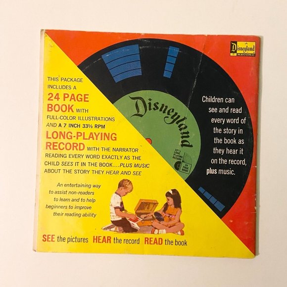 Vintage 1967 Disney The Seven Dwarfs 7 Inch Record and Book - Picture 2 of 15